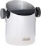 De'Longhi Knock Box - Stainless Steel with Black Rubber Bar, Non-Slip Base, Ideal for Mess-Free Coffee Ground Disposal, Professional Barista Essential, Mirror Polished Finish, 2 Liters DLSC059