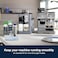 مجموعة العناية بآلات القهوة De'Longhi DLSC306 – طقم صيانة يضم فلتر مياه، ومحلول EcoDecalk (200 مل)، ومنظف Eco MultiClean (250 مل)، وقطعة قماش من الألياف الدقيقة، وشريط اختبار عسر الماء؛ مخصص لآلات القهوة الأوتوماتيكية.