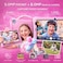 Telzeal P801 Kids Tablet Pink 8 Inch HD (1280x800) Android 13, 8GB RAM 512GB Storage, Dual SIM, 5000mAh Battery, 5MP+8MP Camera, Shockproof EVA Case with Handle (Purple)