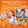 Telzeal P801 Kids Tablet Orange 8 Inch HD (1280x800) Android 13, 8GB RAM 512GB Storage, Dual SIM, 5000mAh Battery, 5MP+8MP Camera, Shockproof EVA Case with Handle (Purple)