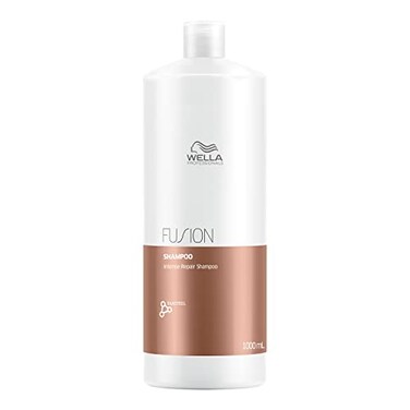 Wella Professionals Fusion Intense Repair Shampoo - Intense Repair Detangling Shampoo For Dry &amp; Damaged Hair - Smoothening, Boost Shine &amp; Protect Hair Against Breakage 1 L