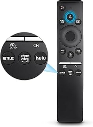 Tv Remote, Smart TV Voice Remote Compatible With Samsung-TV-Remote Compatible for All Samsung with Voice Function Smart Curved Frame QLED LED LCD 8K 4K TVs