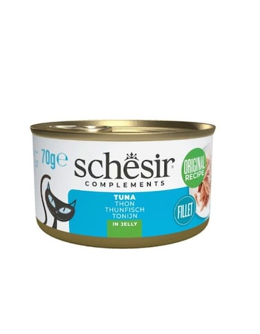 Schesir Complements Cat Wet Food in Jelly Tuna 70g (6 Pack)