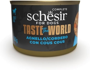 Schesir Taste The World Dog Wholefood - Lamb With Cous Cous 150g Pack  of  12