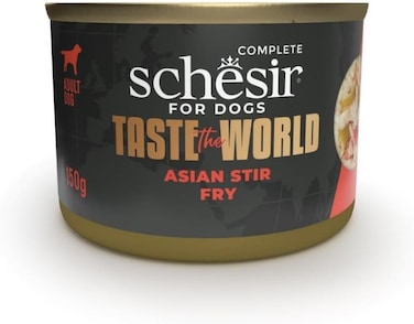 Schesir Taste The World Dog Wholefood - Asian Stir Fry 150g Pack  of  12