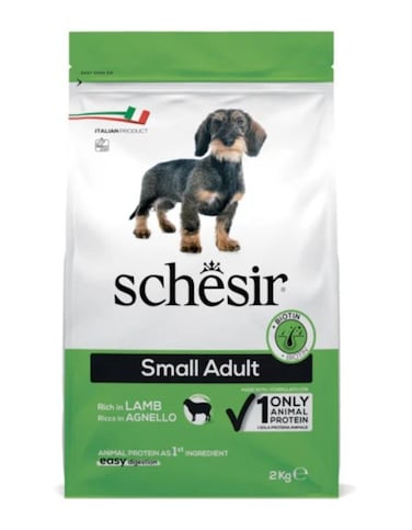 Schesir Dog Dry Food Small Adult Lamb 2kg   Single Protein, Joint Support &amp; Digestive Care