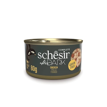 Schesir After Dark Wholefood In Broth For Cat - Chicken - 80g Pack  of  12