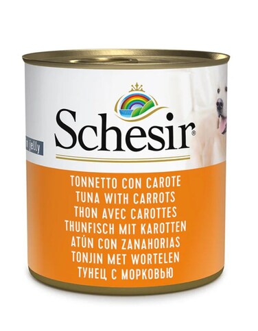 Schesir Dog Wet Food Tuna &amp; Carrot in Jelly 285g &ndash; 2 Pack