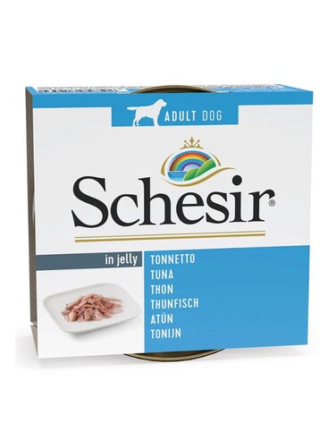 Schesir Dog Wet Food Tuna in Jelly 150g &ndash; 2 Pack
