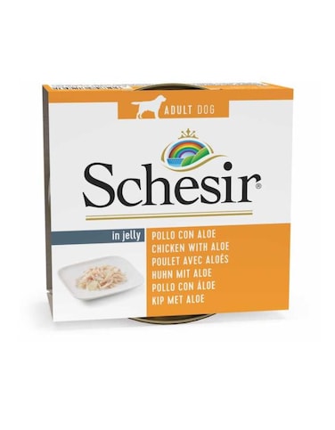 Schesir Dog Wet Food Chicken Fillets with Aloe 150g (Pack of 5)