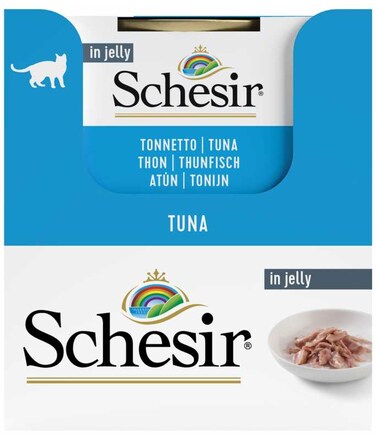 Schesir Cat Wet Food With Tuna 85g Pack  of  12