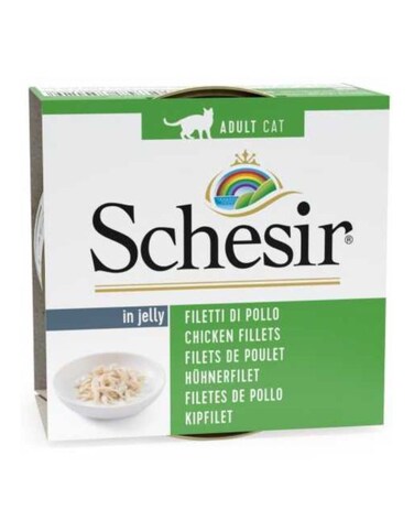 Schesir Cat Wet Food Chicken Fillets 85g &ndash; 7pcs Pack   Premium &amp; Healthy