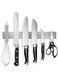 SMART&amp;COOL Self-adhesive Magnetic Knife Holder, Magnetic Knife Strip for Wall Mounting, no Drilling (Stainless Steel-11.69 in)
