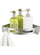 Wall Mount Bathroom Triangle Rack Rustproof Stainless Steel Bathroom Shower Organizer, Shower Caddy, Adhesive Corner Shelves, No Drilling (Corner)