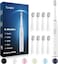 7AM2M Sonic Electric Toothbrush for Adults and Kids- High Power Rechargeable Toothbrushes with 8 Brush Heads,5 Adjustable Modes, Built-in 2-Minute Smart Timer,4 Hours Fast Charge for 30 Days (White)
