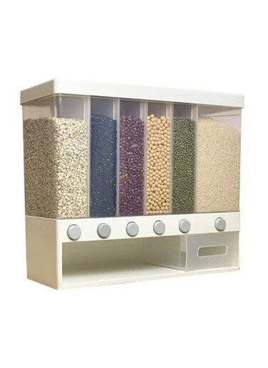 Wall Mounted Miscellaneous Grain Rce Bucket Classification Measurement Automatic Rice Discharge Plastic Storage Tank