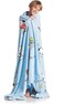 Kanguru Plaid Snoopy Blanket, Super Soft, Cozy, Fluffy, Warm, Throw Fleece Blanket Microfiber For Sofa, Bedroom, Couch, Travel, Kids, Colour Blue, Size 130 X 170cm 1123