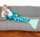 Kanguru Sirena Tail Blanket, Mermaid Sleeping Bag For Kids, Fluffy Fleece Throw, Best Gift For Girl Turquoise, Length 135cm 53 Inches, Polyester, L: 142cm