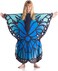 Kanguru Butterfly Wearable Kids, Super Soft, Cozy, Fluffy, Warm, Fleece Blanket Microfiber, Color, Red, Purple, Children 5-12 Years Size 90 X 120cm, Polyester, Pink, Blue, Black, Taglia Unica Bambini
