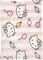 Kanguru Plaid Hello Kitty, Super Soft, Cozy, Fluffy, Warm, Throw Fleece Blanket Microfiber For Sofa, Bedroom, Couch, Travel, Kids, Colour Blue, Size 130 X 170cm, Polyester, Multicolour