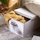 Lavatelli Cardboard Storage Box, Cardboard Gift Box With Lid 25 X 35 X 17.5cm, White, Small, 1 Piece Box Storage With Lid For Clothes, For Wardrobe, For Vacuum Dents