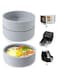 NimbusNote Air Fryer Egg Mold, Silicone Air Fryer Egg Pan, Individual and Reusable Air Fryer Accessories, Microwave Egg Cooker, Nonstick Egg Bites Pan, 3Pcs, Gray