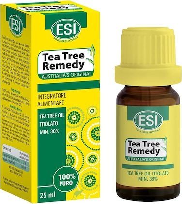 ESI Tea Tree Remedy Oil For Australia's Original, Essential Oil Contains Over 38% Of Active Agents, 100% Pure, 25ml