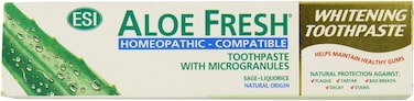 ESI Aloe Fresh Whitening Toothpaste, Homeopathic Compitable, With Microgranules, 100ml