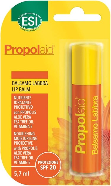Esi Propolaid Lip Balm with Propolis, Aloe Vera &amp; Vitamin E, 5.7 ml