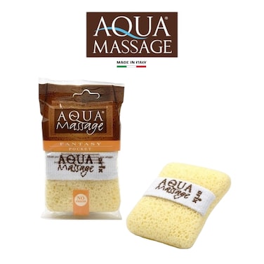 Aqua Massage Soap Holder Sponge Pocket - Eco-Friendly Bath Sponge with Convenient Soap Pocket