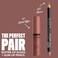 NYX Professional Makeup Butter Gloss Brown Sugar, Non-Sticky Lip Gloss - Spiked Toffee (Brown Mauve)