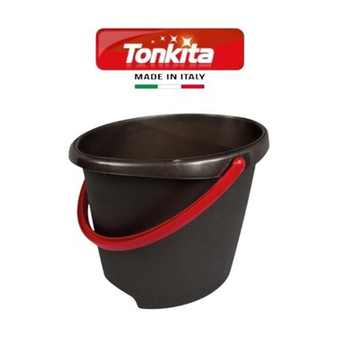 Tonkita Oval Shaped Bucket 13L &ndash; Durable Double Socket Design for Easy Emptying