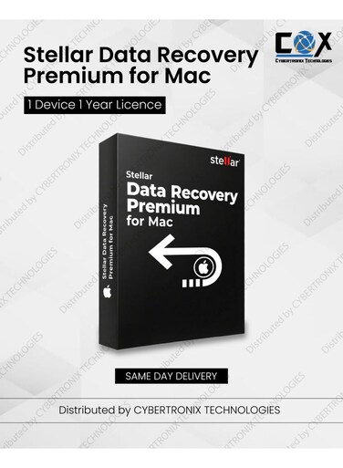 Stellar Data Recovery Premium for Mac   1 Device for 1 Year   Digital License
