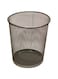 Metal Waste Paper Bin Silver
