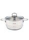 Prestige Infinity 20Cm Cov Casserole Silver 20Cmcm