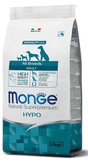 Monge All Breed Adult Hypo Salmon &amp; Tuna-2.5kg