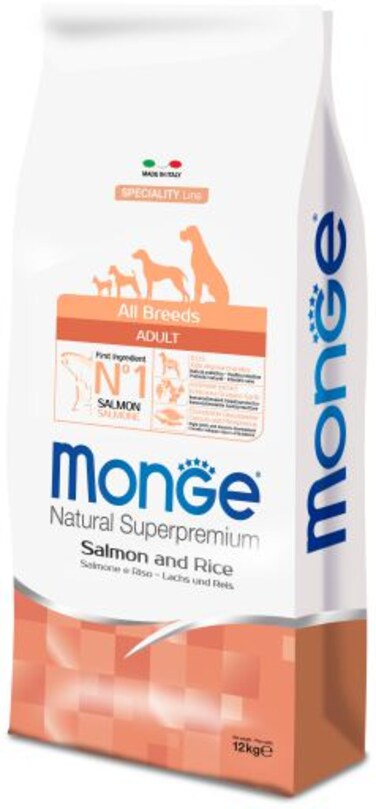 Monge All Breed Adult Salmon with Rice 2.5kg