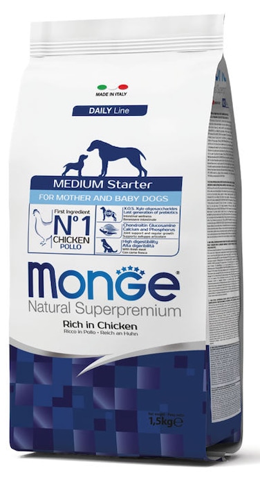 Monge Medium Starter with Chicken-1.5kg