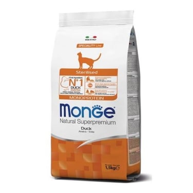 Monge Sterilised Cat with Duck 1.5kg