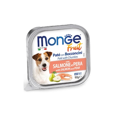Monge Dog Fruit Salmon &amp; Pear -100g
