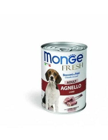 Monge Fresh Adult with Lamb Wet Food Can-400g