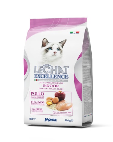 LeChat Excellence Indoor Cat Dry Food with Chicken, 400g