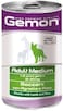 Gemon Dog Wet Food - Chunks Adult Medium with Lamb and Rice 1250gm
