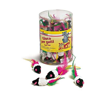 GimBorn Mouse with Feather (100pcs)