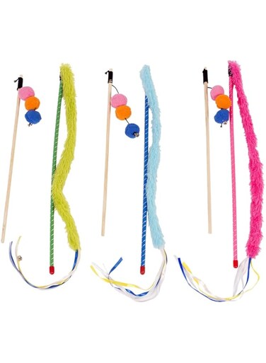 duvoplus Duvo+ Playing Rod Set Plush Tail &amp; Balls Mix