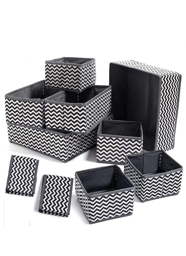 10 Pack Multifunctional Wardrobe Organiser Foldable Collapsible Closet Organizer Underwear Basket Cubes Containers for Storing Clothes