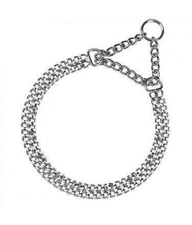 Ferplast Chrome Css - Semi Choke-Chain Dog Collar Made Of Metal[Dimension - 44 X 52Cm]
