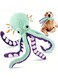 Dog Squeaky Toy Octopus, Interactive Dog Toy, Tug of War, Durable Dog Toys, Pet Toy, Anti-Anxiety Soft Puppy Plush Dog Chew Toys for Small Medium Large Dogs and Puppy, Reduce Boredom, Cleaning Teeth