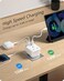 LENCENT USB Plug Charger UK with 1 Type C and 3 USB Ports, 1 Way Socket Extension, 5-in-1 USB Outlet Plug Extender for Household Appliances, iPhone, Smartphone Tablets, Ideal for Home Office Bedroom
