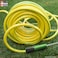 RACO Heavy Duty Garden Hose Yellow Hosepipe for Gardening Watering All-Weather Flexibility Made in Italy (1/2 INCH 50 M)